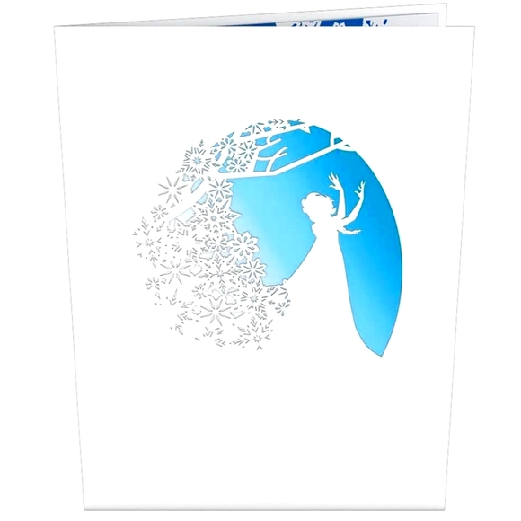 Frozen Elsa 3D Pop-Up Greeting Card - Picture 3 of 12